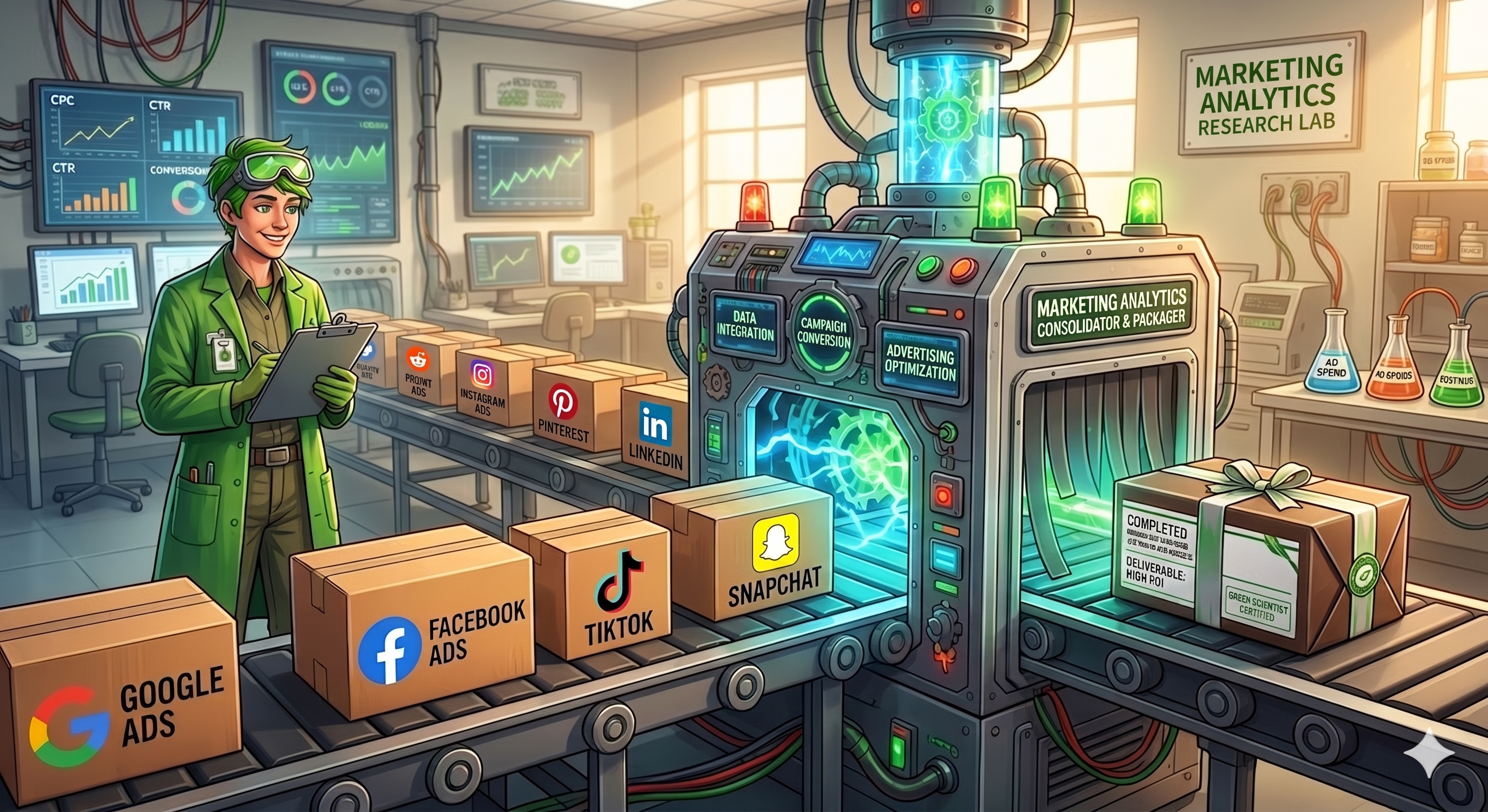 Marketing Analytics Research Lab — all your data sources unified